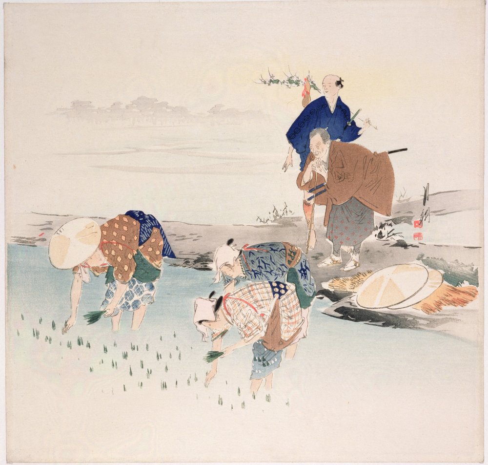 Ogata Gekko - Rice Planting